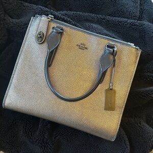 Coach Metallic Crosby Carryall